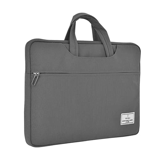 Gray Laptop Sleeve Bag with Handles