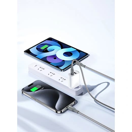 WiWU 3-in-1 USB-C to USB-C & Lightning Charging Cable