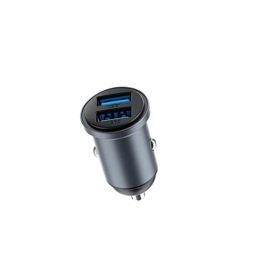 WiWU Wi-CC031 12W Nano Lite 2A Fast Car Charger - Gray