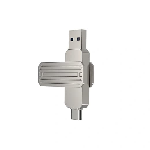 Dual USB Type-A to USB Type-C Adapter