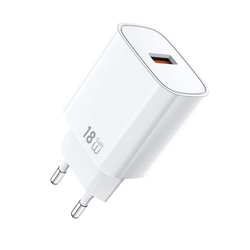 WiWU WI-G006 18W GaN Fast Charger - White