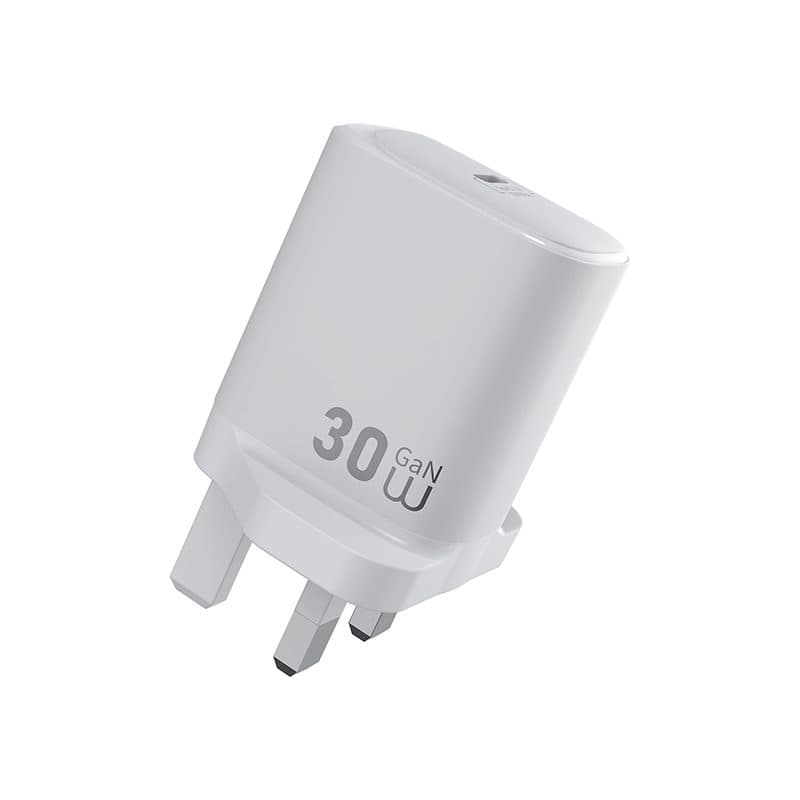WiWU WI-G008 30W PD GaN Charger with USB-C to USB-C Cable