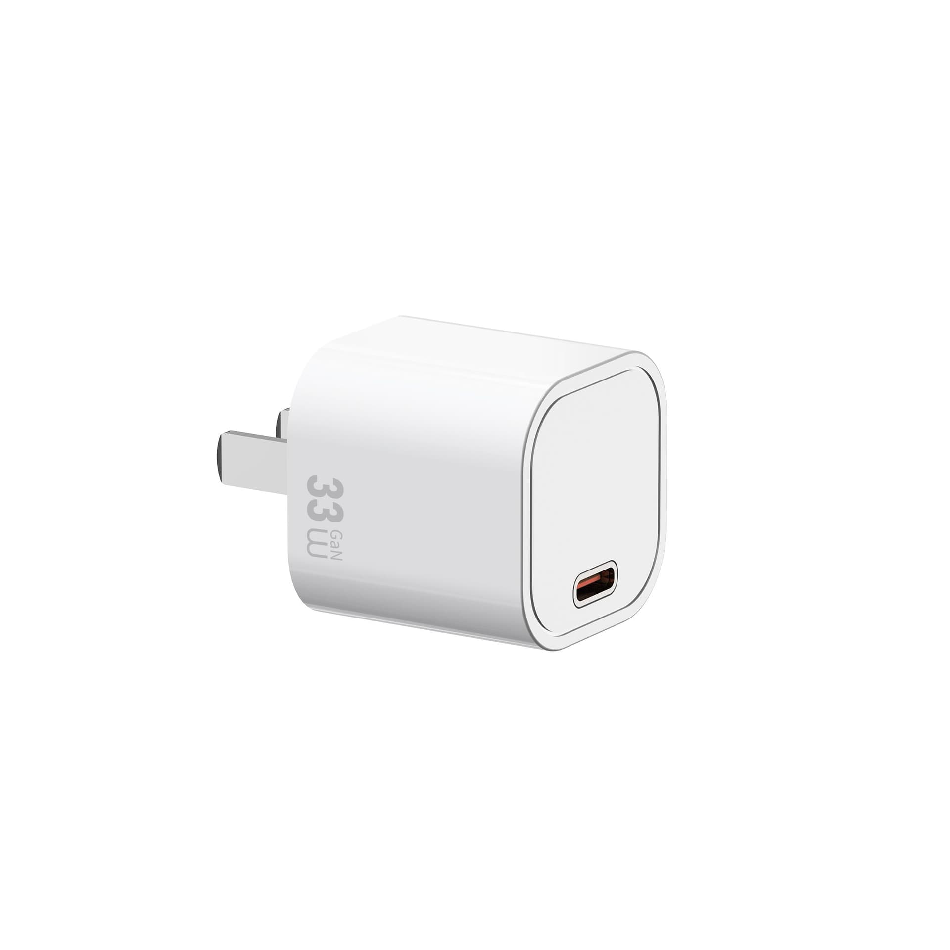 WiWU WI-G015 Cube 33W GaN Fast Charger - White