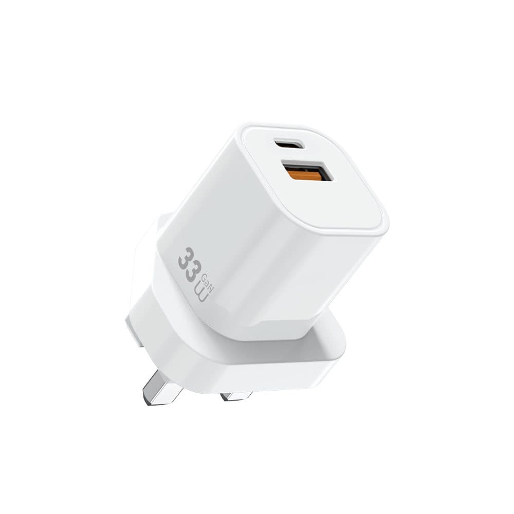 WiWU WI-G017 Cube 33W GaN Fast Charger - White