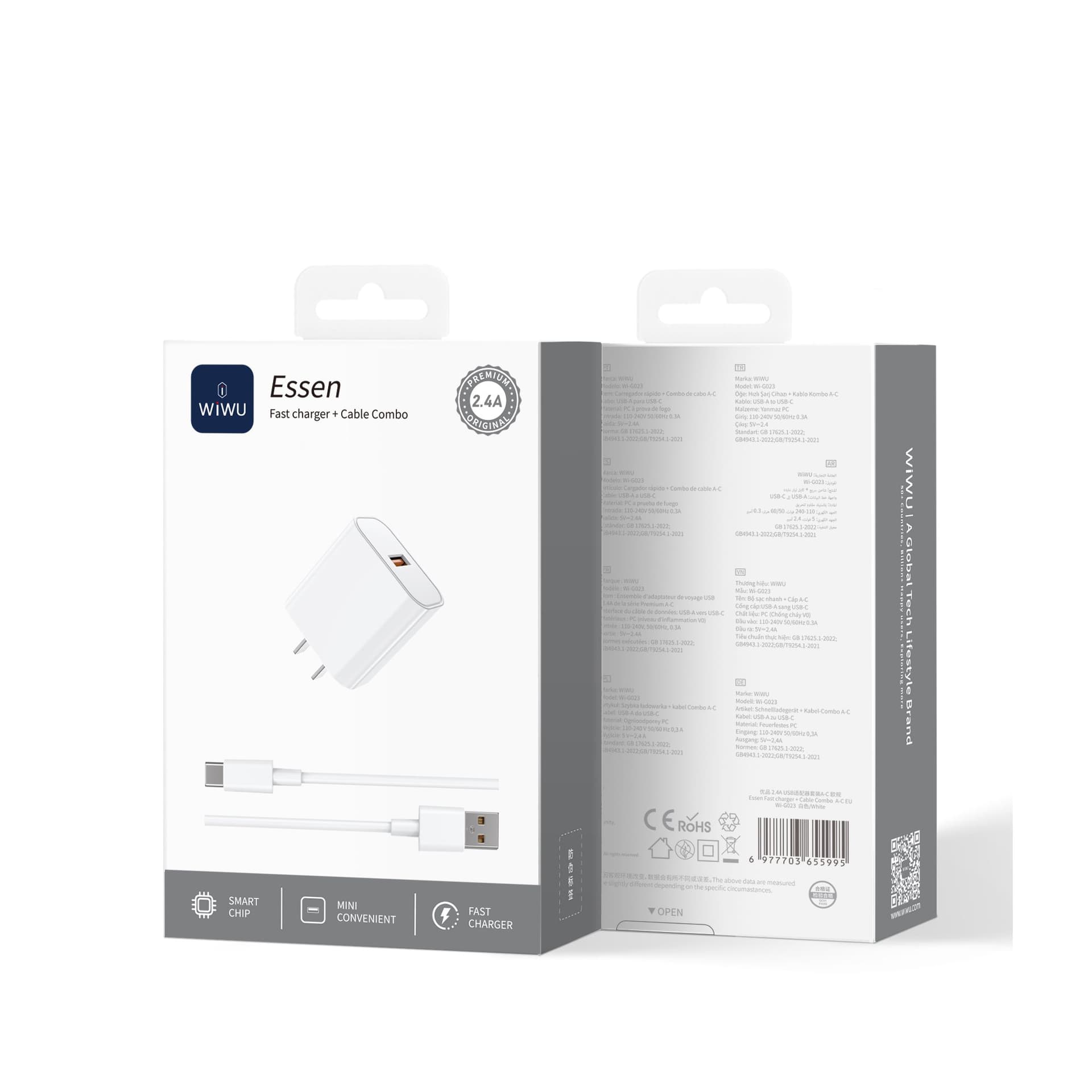 Wiwu USB-A Wall Charger Adapter