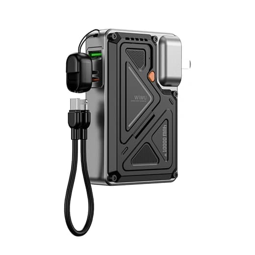 WiWU 10000mAh Portable Power Bank with Wall Charger
