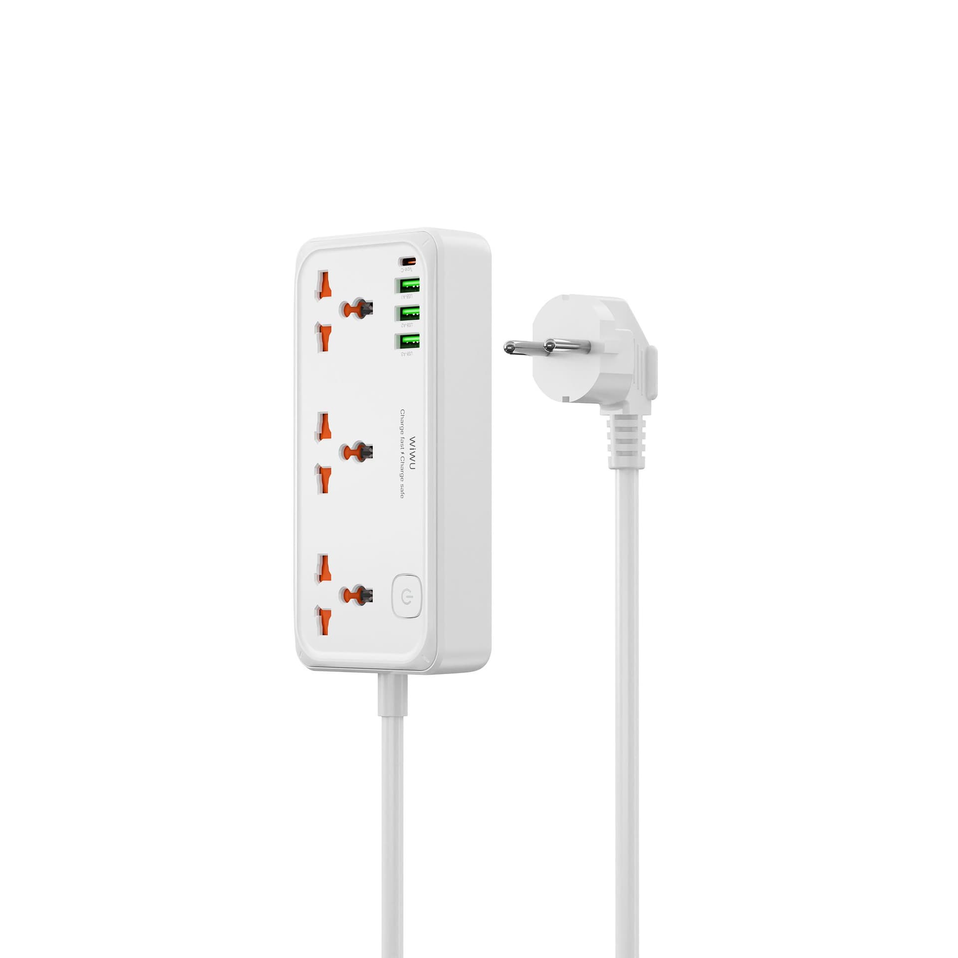 WiWU Multi-Port Power Strip with USB Charging