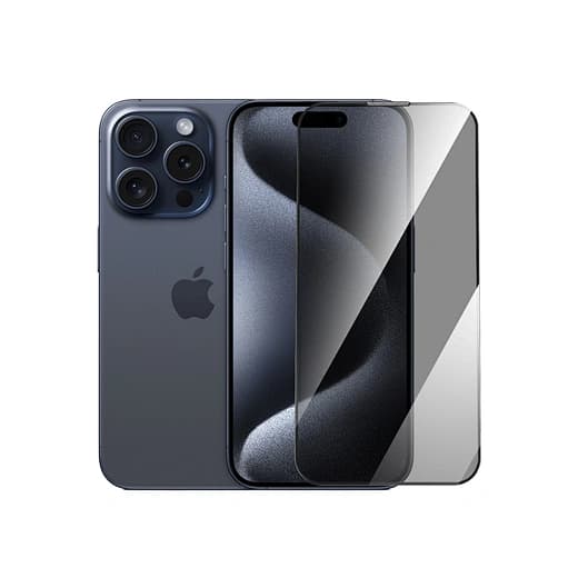 WiWU iPrivacy 360° Anti-Peep Tempered Glass Screen Protector for iPhone 16 Pro 6.9"