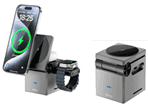 3-in-1 Wireless Charging Station with USB Hub