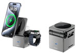 3-in-1 Wireless Charging Station with USB Hub