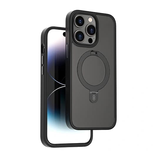 Protective Phone Case with Ring Holder for iPhone