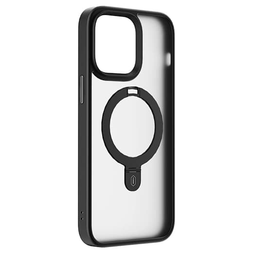 Clear Protective Phone Case with Magnetic Ring